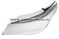 Sticla far stanga pentru BMW Seria 5 E60/E61 far cu Halogen H7 sau Xenon fara adaptiv (2004-2010) - HB153-STANGA / HCE60-STANGA