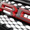 Grila radiator Raptor Style negru mat cu contur rosu si leduri portocalii, Ford Ranger T9 2022-2024 - FGT922 Red