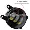 Set 2 proiectoare ceata LED Dacia, Renault, Nissan cu lumina alba, diamentru 3" / 90mm, 30W, 12/24V, carcasa aluminiu, mufa H11, H8 - FG-AW