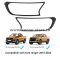 Set 2 ornamente faruri negru mat Ford Ranger T7, T8 2016-2022 - HLCT7T8