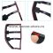 Set 2 ornamente negru mat lampi spate Ford Ranger T6, T7, T8 2012-2022 - TLCT678