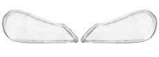 Set 2 sticle faruri pentru Porsche Cayenne (2007 - 2010) - HR001