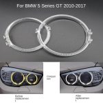   Set Fibra reparatie Angel Eyes DRL far stanga BMW Seria 5 GT F07 2010-2017 - LG-F07-1117 Left